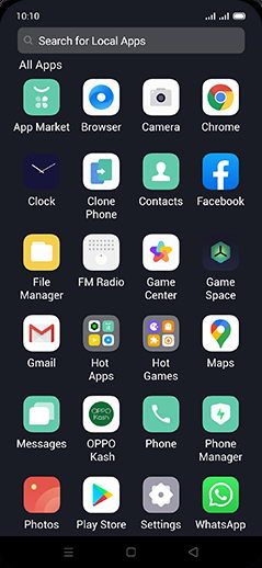 Step 2: Tap on WhatsApp icon.