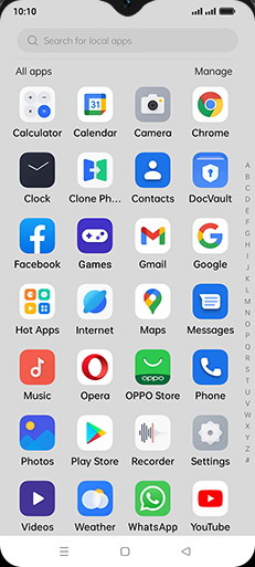 Step 2: Tap on WhatsApp icon.