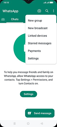 Step 4: Tap on Settings.