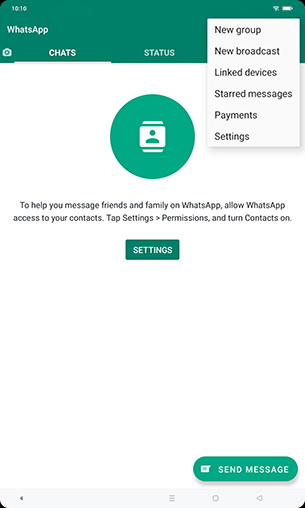 Step 4: Tap on Settings.
