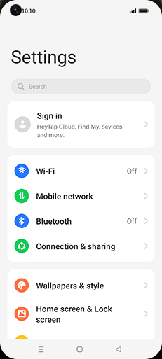Step 3: Tap on Mobile network.