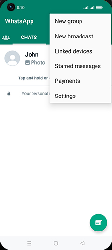 Step 4: Tap on Settings.