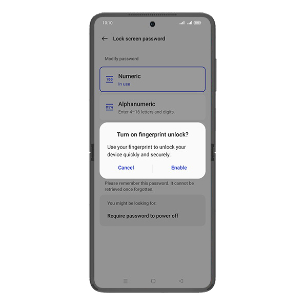 Step 11: Tap on desired Option.