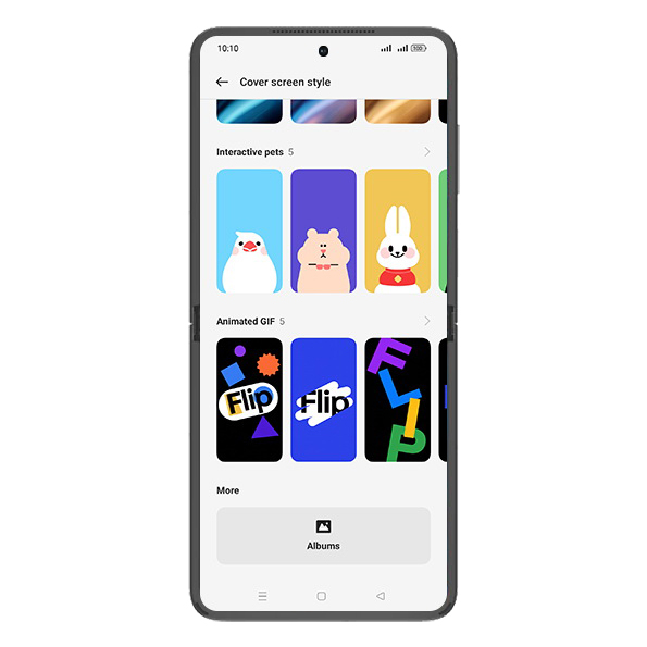 Step 5: Tap on Albums.