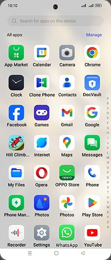 Step 2: Tap on WhatsApp icon.
