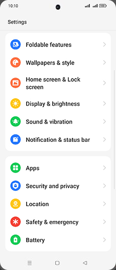 Step 3: Tap on Display & brightness.