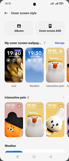 Step 5: Tap on desired Wallpaper category.