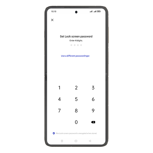 Step 10: Enter password.