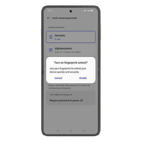 Step 12: Tap on desired Option.