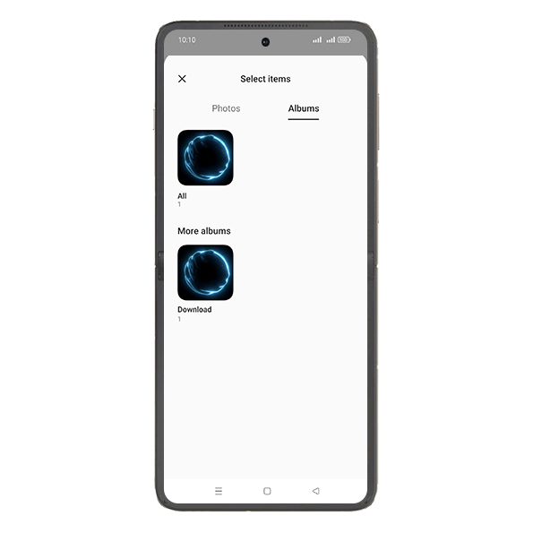 Step 7: Tap on desired Folder.