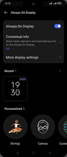 Step 5: Tap on Contextual info.