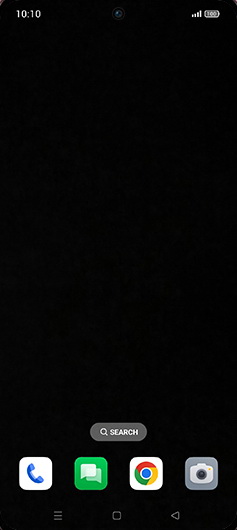 Step 1: Swipe Up.