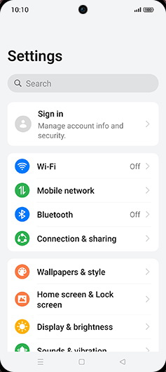 Step 3: Tap on Mobile network.