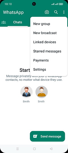 Step 4: Tap on Settings.
