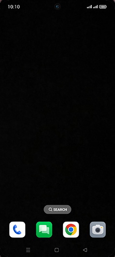 Step 1: Swipe Up.