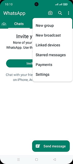 Step 4: Tap on Settings.