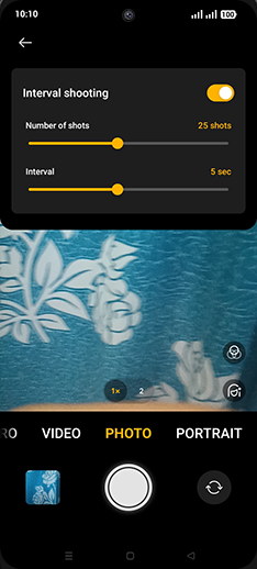 Step 7: Set interval time.