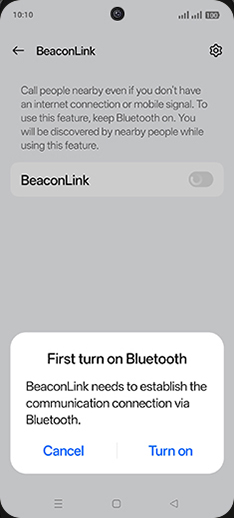 Step 6: Tap on Turn on.