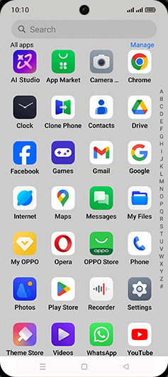 Step 2: Tap on WhatsApp icon.