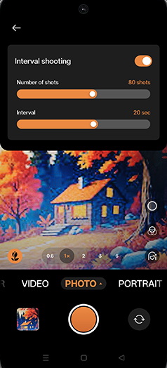 Step 7: Set interval time.