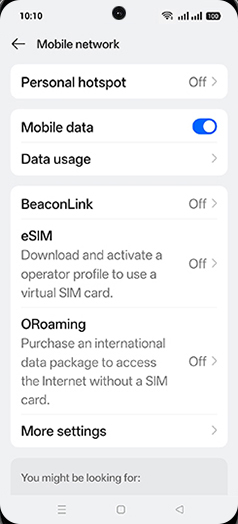 Step 4: Tap on BeaconLink.