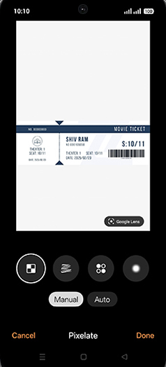 Step 9: Tap on Auto.