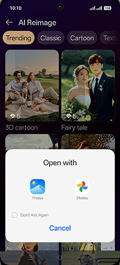 Step 7: Tap on Photos.