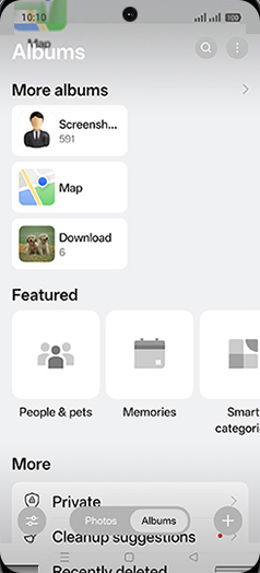 Step 4: Tap on desired Folder.