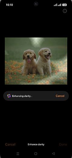 Step 11: Enhancing clarity.