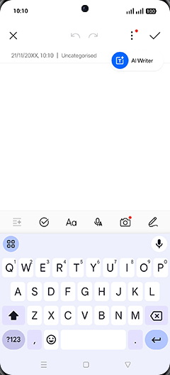 Step 4: Write a Note.