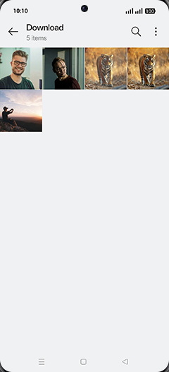 Step 5: Tap on desired Image.