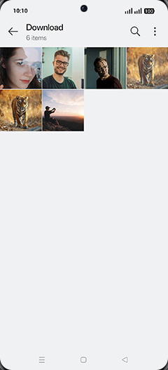 Step 5: Tap on desired Image.