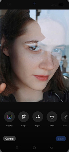 Step 7: Tap on AI Editor.