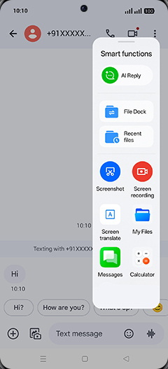 Step 5: Tap on AI Reply.