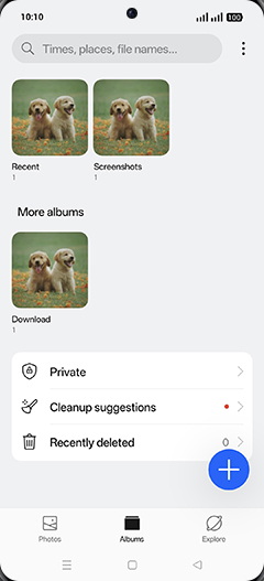 Step 4: Tap on desired Folder.
