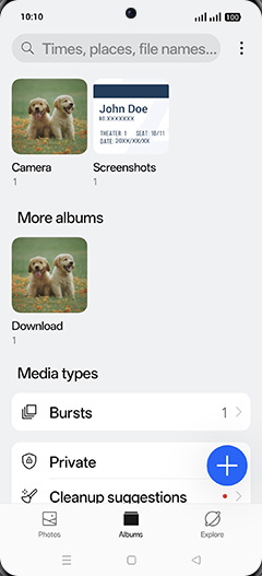 Step 4: Tap on desired Folder.