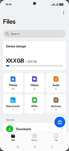 Step 3: Tap on Documents.