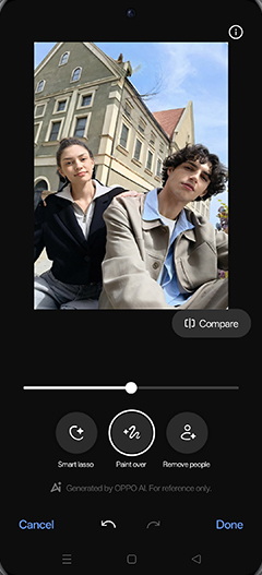 Step 14: Object removed and tap on Remove people.