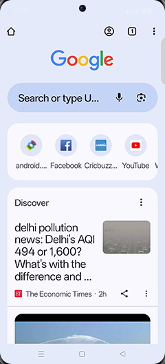 Step 3: Search any article or news.