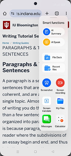 Step 5: Tap on AI Speak.