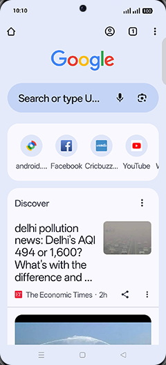 Step 3: Search any article or news.