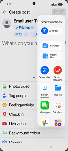 Step 5: Tap on AI Writer.