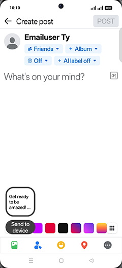 Step 9: Tap on Text box.