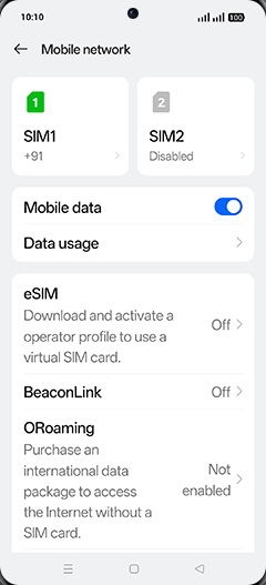 Step 4: Tap on BeaconLink.