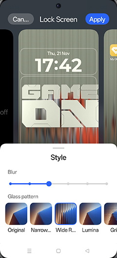 Step 7: Select desired Style.