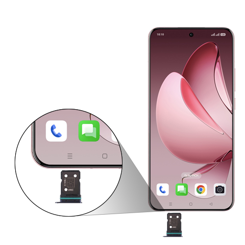 Step 2: Pull out the SIM card tray gently from the Device.