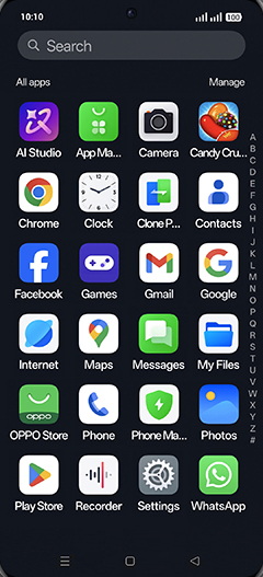 Step 2: Tap on WhatsApp icon.