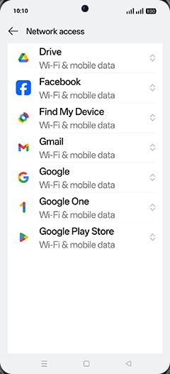 Step 6: Tap on desired App.