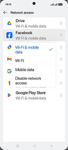 Step 7: Tap on desired option.