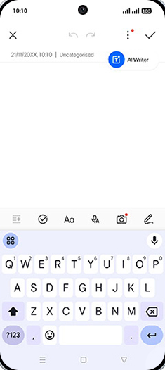 Step 4: Write a Note.